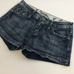 YMI Los Angeles Denim Jean Shorts Cute Size 5